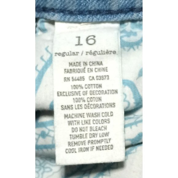 American Eagle Jeans Womens Size 16 Thrashed Ripped Destroyed Light Blue Denim - Picture 12 of 13